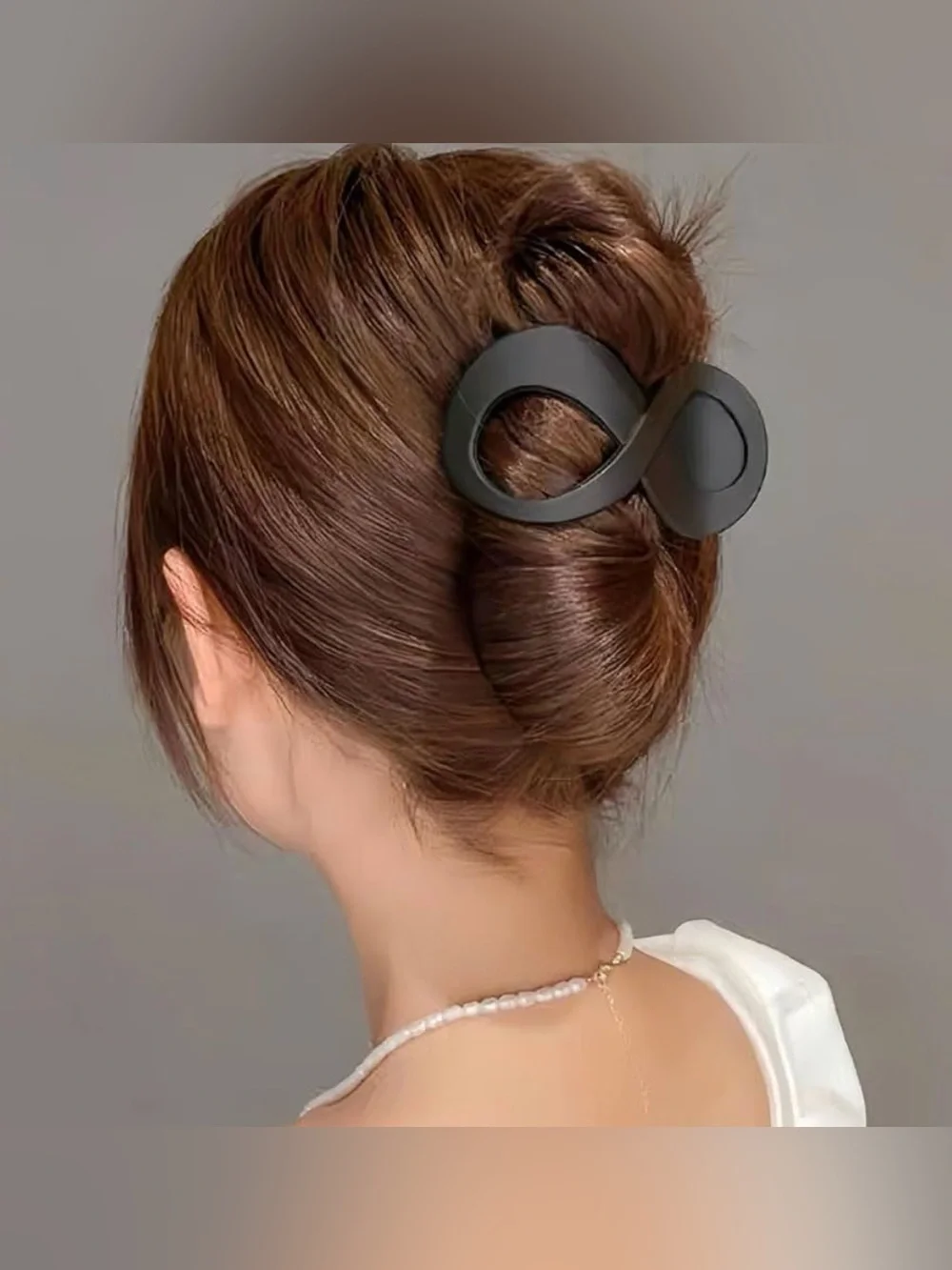 Women’s French Hair Claw Clips 4 Piece Set Red Black Blue Brown Grandmillenial
